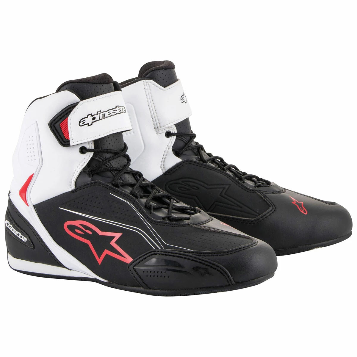 Alpinestars Men's Faster-3 Black/White/Red Shoes 3 Alpinestars Men's Faster-3 Black/White/Red Shoes