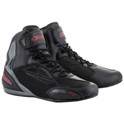 Alpinestars Men's Faster-3 Drystar Black/Red/Gray Shoes