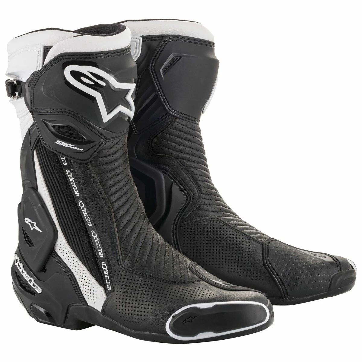Alpinestars Men's SMX Plus V2 Vented Black/White Boots 3 Alpinestars Men's SMX Plus V2 Vented Black/White Boots