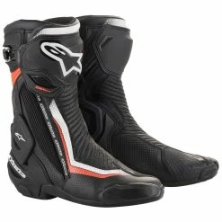 Alpinestars Men's SMX Plus V2 Vented Black/White/Red Boots