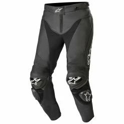 Alpinestars Men's Track V2 Black Leather Pants