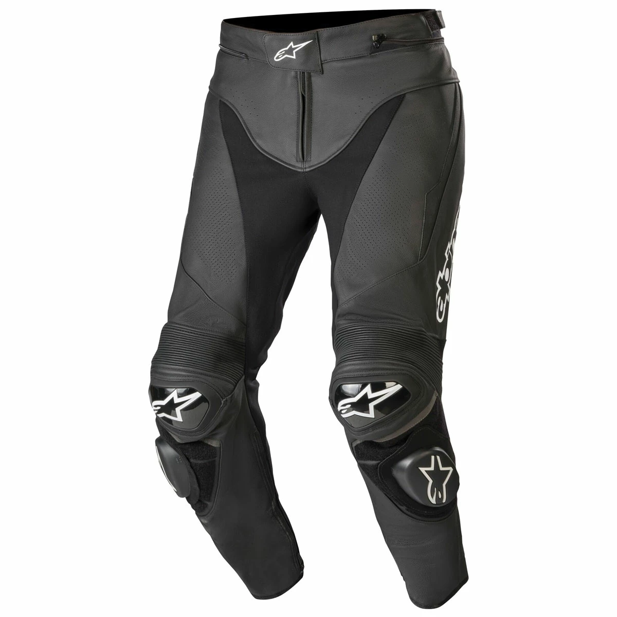 Alpinestars Men's Track V2 Black Leather Pants 3 Alpinestars Men's Track V2 Black Leather Pants