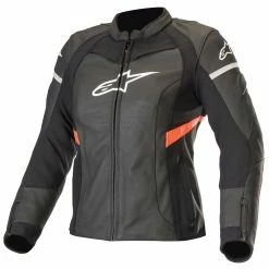 Alpinestars Women's Stella Kira Black/Red Fluo Jacket