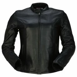 Z1R Women's 22 Black Leather Jacket