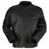 Z1R Men's Munition Black Leather Jacket -Outlet Jackets Store 360 3115 A V4