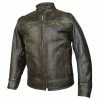 Vance Leathers Men's Distressed Brown Leather Jacket 1 Vance Leathers Men's Distressed Brown Leather Jacket -Outlet Jackets Store 400 0479 A V4