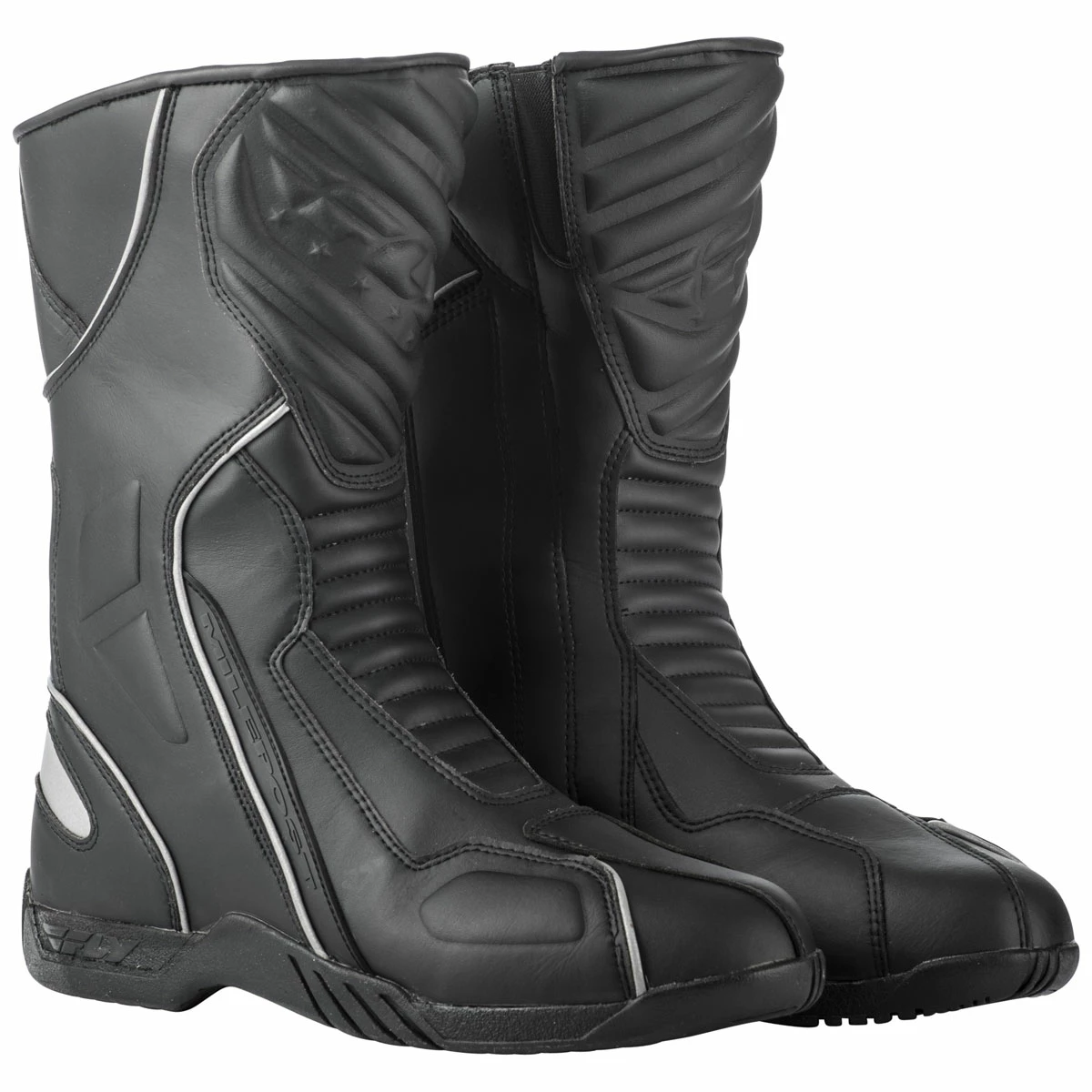 FLY Racing Street Men's Milepost II Black Leather Boots 3 FLY Racing Street Men's Milepost II Black Leather Boots