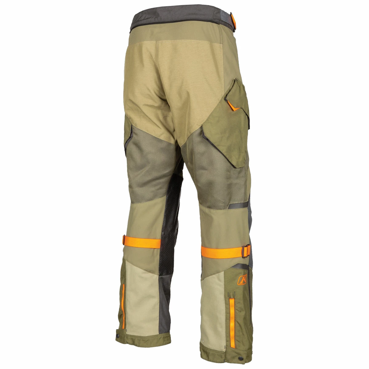 Klim Men's Baja S4 Sage/Strike Orange Mesh Pants 4 Klim Men's Baja S4 Sage/Strike Orange Mesh Pants - Image 2