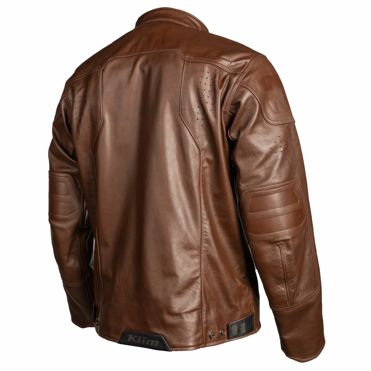 Klim Men's Sixxer Sienna Brown Leather Jacket 4 Klim Men's Sixxer Sienna Brown Leather Jacket - Image 2
