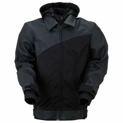 Z1R Men's Pushrod Black Leather Jacket