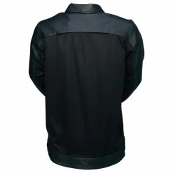 Z1R Men's Pushrod Black Leather Jacket -Outlet Jackets Store 440 0717 D V9