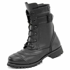 Joe Rocket Women's Combat Black Leather Boots