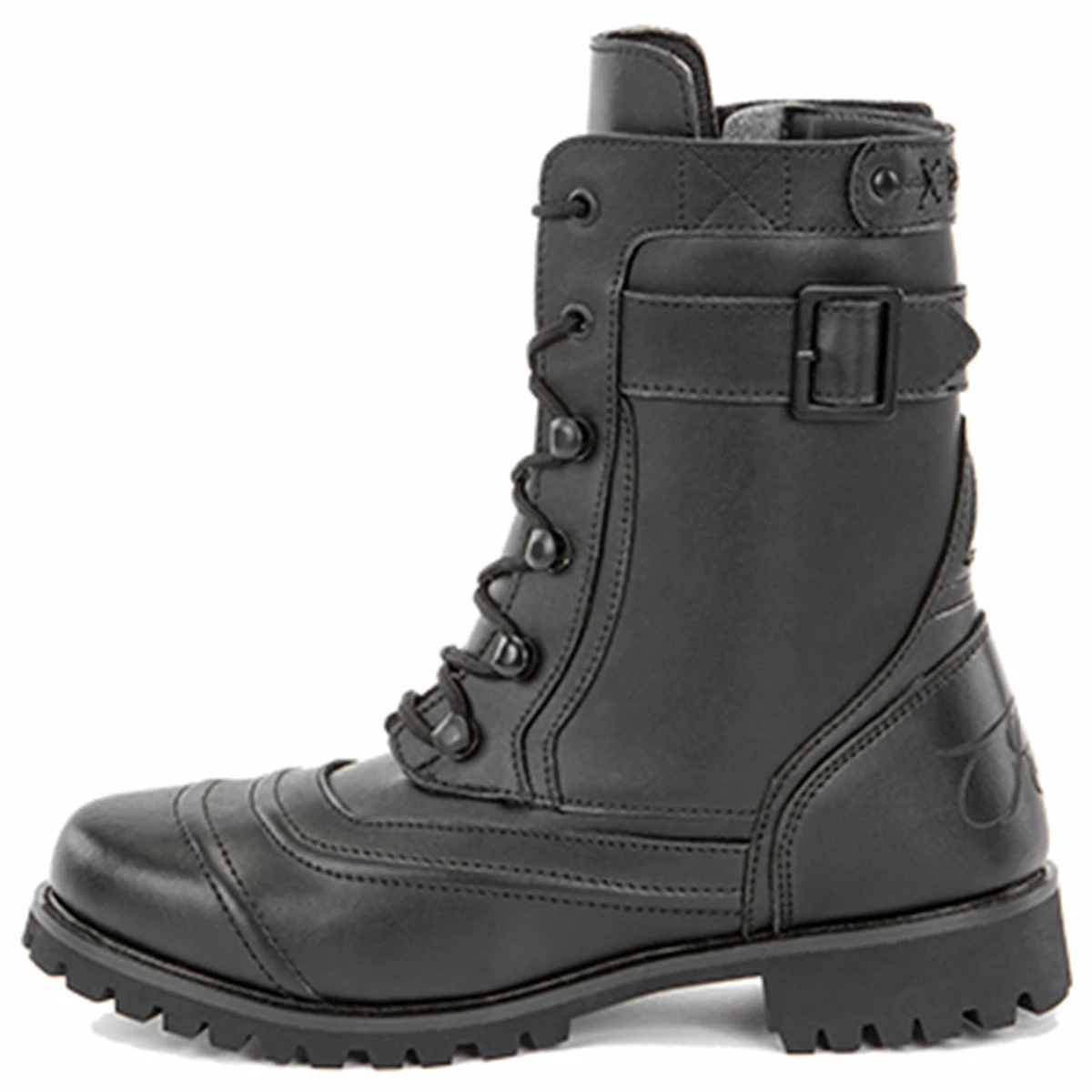 Joe Rocket Women's Combat Black Leather Boots 4 Joe Rocket Women's Combat Black Leather Boots - Image 2