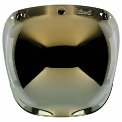 Biltwell Inc. 3-Snap Gold Bubble Faceshield