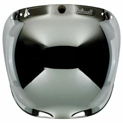 Biltwell Inc. 3-Snap Chrome Bubble Faceshield