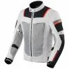 REV'IT! Men's Tornado 3 Silver/Black Mesh Jacket -Outlet Jackets Store 510 2342 A V3