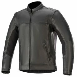 Alpinestars Men's Topanga Black Leather Jacket