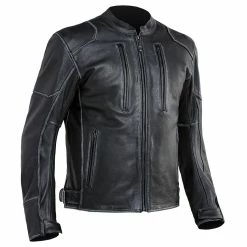 Street & Steel Men's Outlaw Black Leather Jacket 8 Street & Steel Men's Outlaw Black Leather Jacket -Outlet Jackets Store 540 3254 C V3