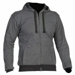 Street & Steel Men's Kickstarter Gray Moto Hoodie -Outlet Jackets Store 540 3321 C V3