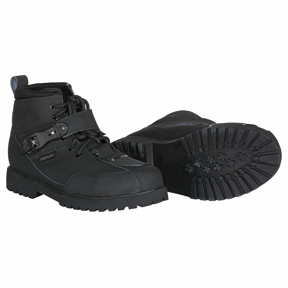Street & Steel Men's Valor Black Leather Boots 3 Street & Steel Men's Valor Black Leather Boots