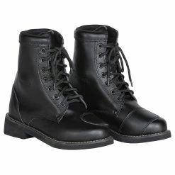 Street & Steel Women's Heritage Black Leather Boots -Outlet Jackets Store 540 3384 C V3