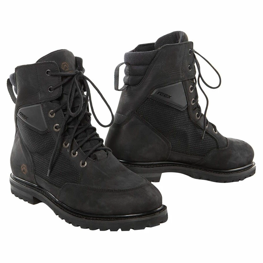 REAX Men's Tasker Black Leather Boots 4 REAX Men's Tasker Black Leather Boots - Image 2