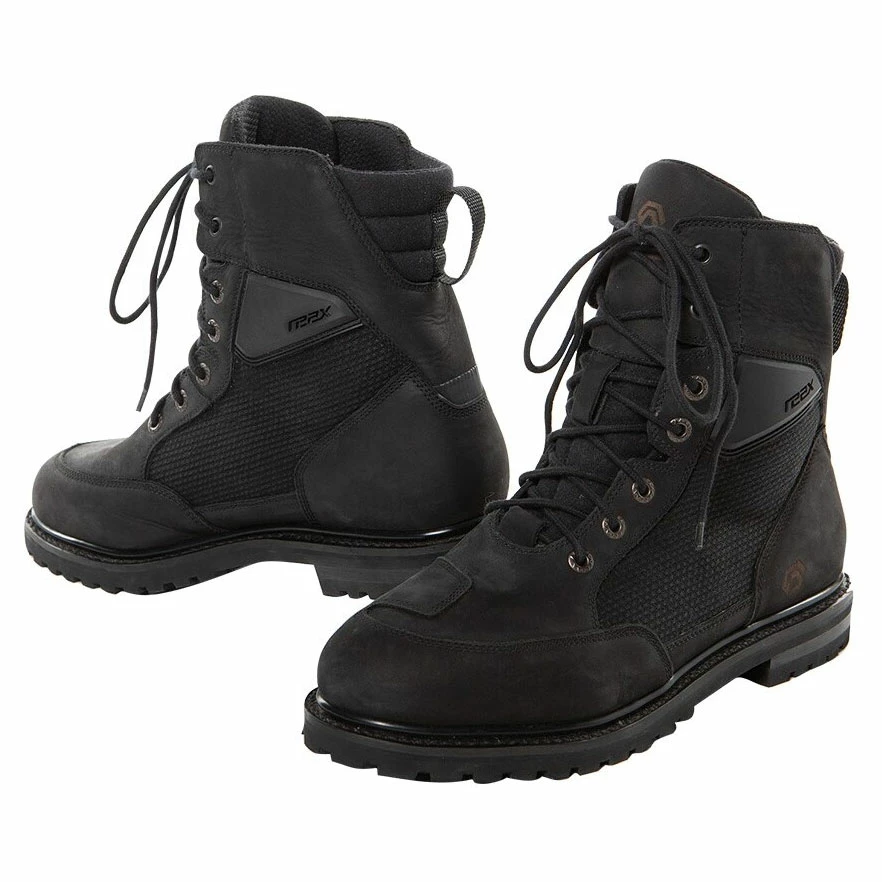 REAX Men's Tasker Black Leather Boots 5 REAX Men's Tasker Black Leather Boots - Image 3