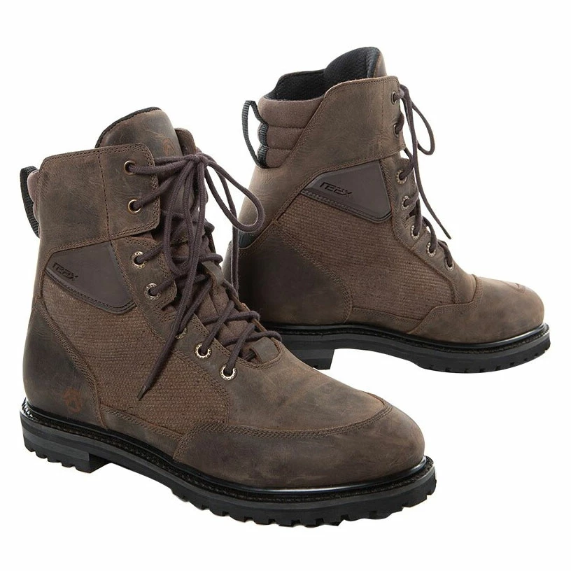 REAX Men's Tasker Brown Leather Boots 4 REAX Men's Tasker Brown Leather Boots - Image 2