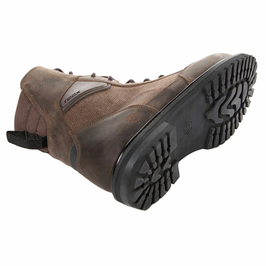 REAX Men's Tasker Brown Leather Boots 6 REAX Men's Tasker Brown Leather Boots - Image 4