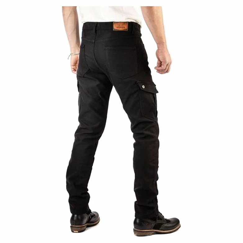 Rokker Men's Black Jack Slim Cargo Pants 4 Rokker Men's Black Jack Slim Cargo Pants - Image 2