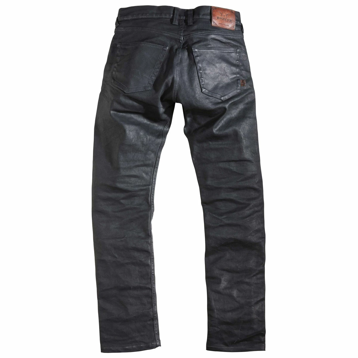 Rokker Men's Black Rokkertech Slim Jeans 4 Rokker Men's Black Rokkertech Slim Jeans - Image 2
