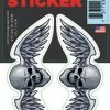 Lethal Threat Designs Lethal Threat Winged Skull Decal