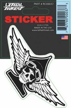 Lethal Threat Designs Lethal Threat Motorwork Skull Decal