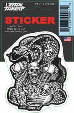 Lethal Threat Designs Lethal Threat Snake Engine Decal