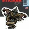 Lethal Threat Designs Lethal Threat Cross And Snake Decal -Outlet Jackets Store 632 961 A V1