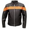 Allstate Leather Inc. Men's Leather Scooter Jacket 2 Allstate Leather Inc. Men's Leather Scooter Jacket -Outlet Jackets Store 634 034 A V1