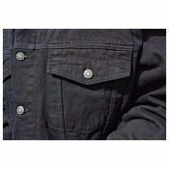Allstate Leather Inc. Men's Black Denim Jacket -Outlet Jackets Store 634 242 C V4