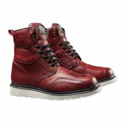 Roland Sands Design Men's Mojave Oxblood Leather Boots -Outlet Jackets Store 752 840 B V1
