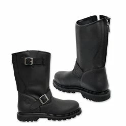 Milwaukee Motorcycle Clothing Company Milwaukee Motorcycle Clothing Co. Men's Raider Black Leather Boots