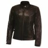 Olympia Moto Sports Women's Janis Brown Leather Jacket -Outlet Jackets Store 901 106 A V1