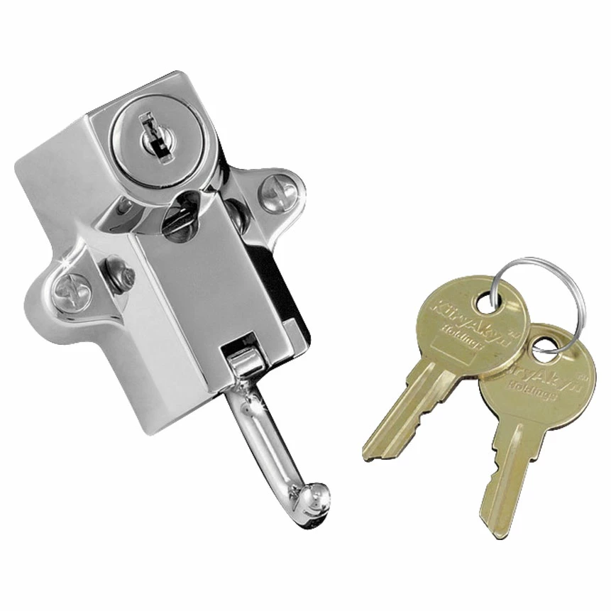 Kuryakyn Chrome Universal Helmet Lock 3 Kuryakyn Chrome Universal Helmet Lock