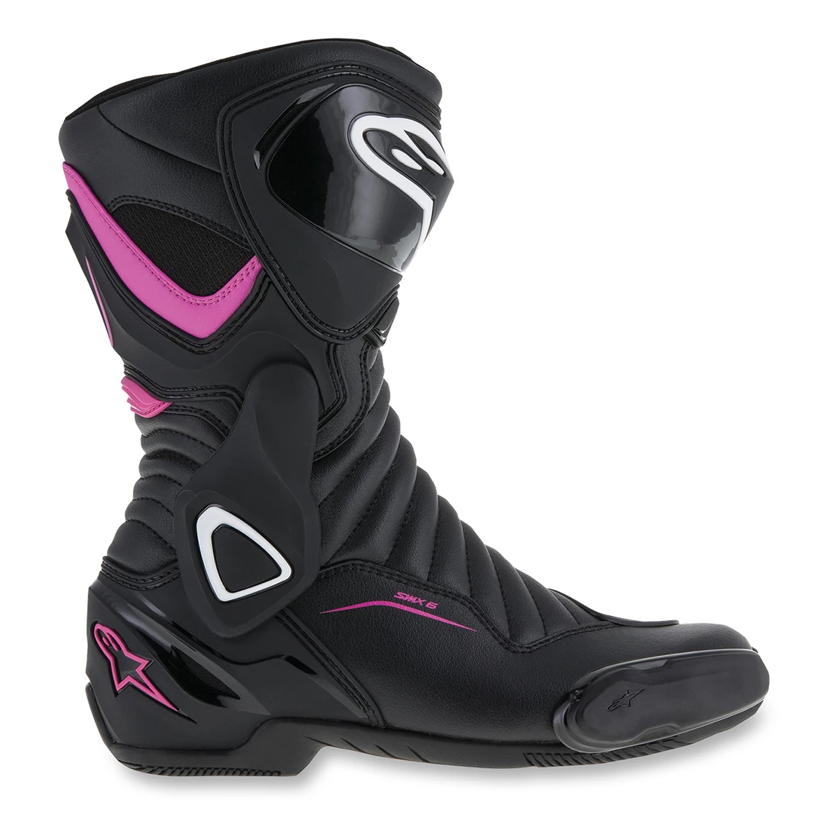 Alpinestars Women's Stella SMX-6 V2 Vented Black/Pink Boots 6 Alpinestars Women's Stella SMX-6 V2 Vented Black/Pink Boots - Image 4