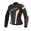 Alpinestars Women's Stella GP Plus R V2 Air Black/Red Leather Jacket