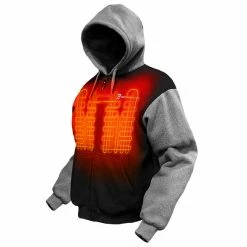 Gerbings Heated Clothing Gerbing Heated Clothing Men's 7V Battery Heated Hoodie -Outlet Jackets Store RZ 10006770 B V3