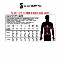 Gerbings Heated Clothing Gerbing Heated Clothing Men's 7V Battery Heated Hoodie -Outlet Jackets Store RZ 10006770 E V3
