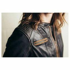 First Manufacturing Co. Women's Electra Motorcycle Jacket -Outlet Jackets Store RZ 10017443 G V3