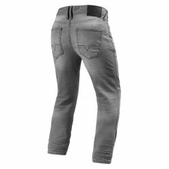 REV'IT! Men Light Grey Piston Jeans 5 REV'IT! Men Light Grey Piston Jeans -Outlet Jackets Store RZ 10022671 B V9