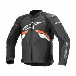 Alpinestars Men's GP Plus R V3 Airflow Black/Red/White Leather Jacket