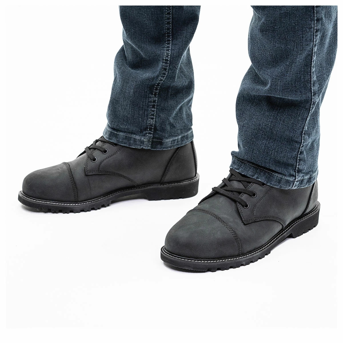 Street & Steel Men's Oakland Black Boots 5 Street & Steel Men's Oakland Black Boots - Image 3