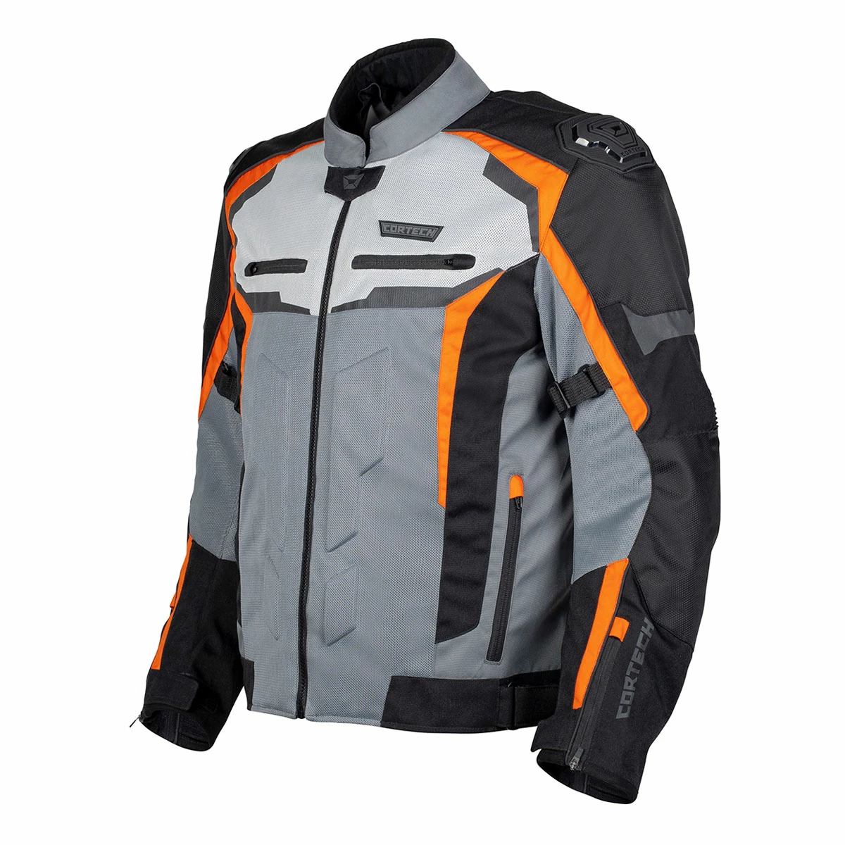 Cortech Orange/Grey Men's Hyper-Flo Air Jacket 3 Cortech Orange/Grey Men's Hyper-Flo Air Jacket